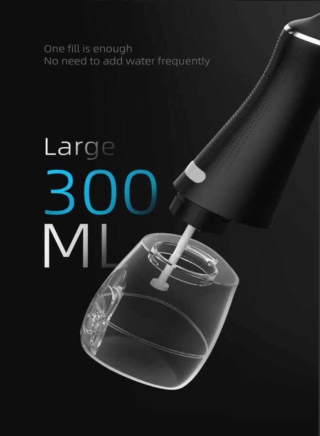 AARAM Rechargeable Dental Flosser Oral Irrigator with 300ml Water Tank | 5 Modes | 8 Replaceable Jet Tips |IPX7 Waterproof (White) - Image 4